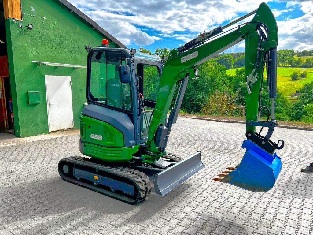 Kompaktbagger XE27E aus dem Hause XCMG 